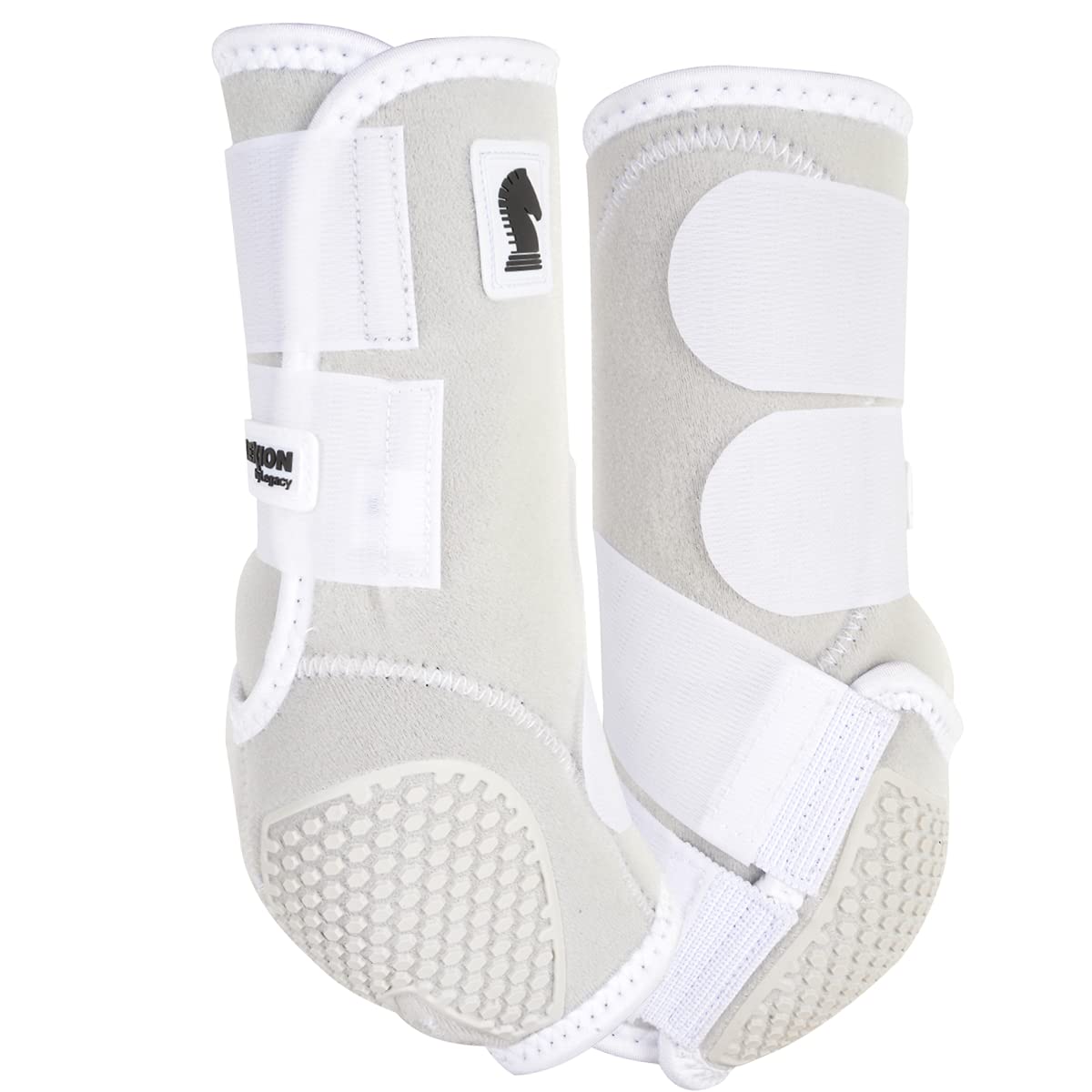 Classic Equine Flexion By Legacy2 Front Support Boots, Color: White, Size: M (Fcls102Whm)