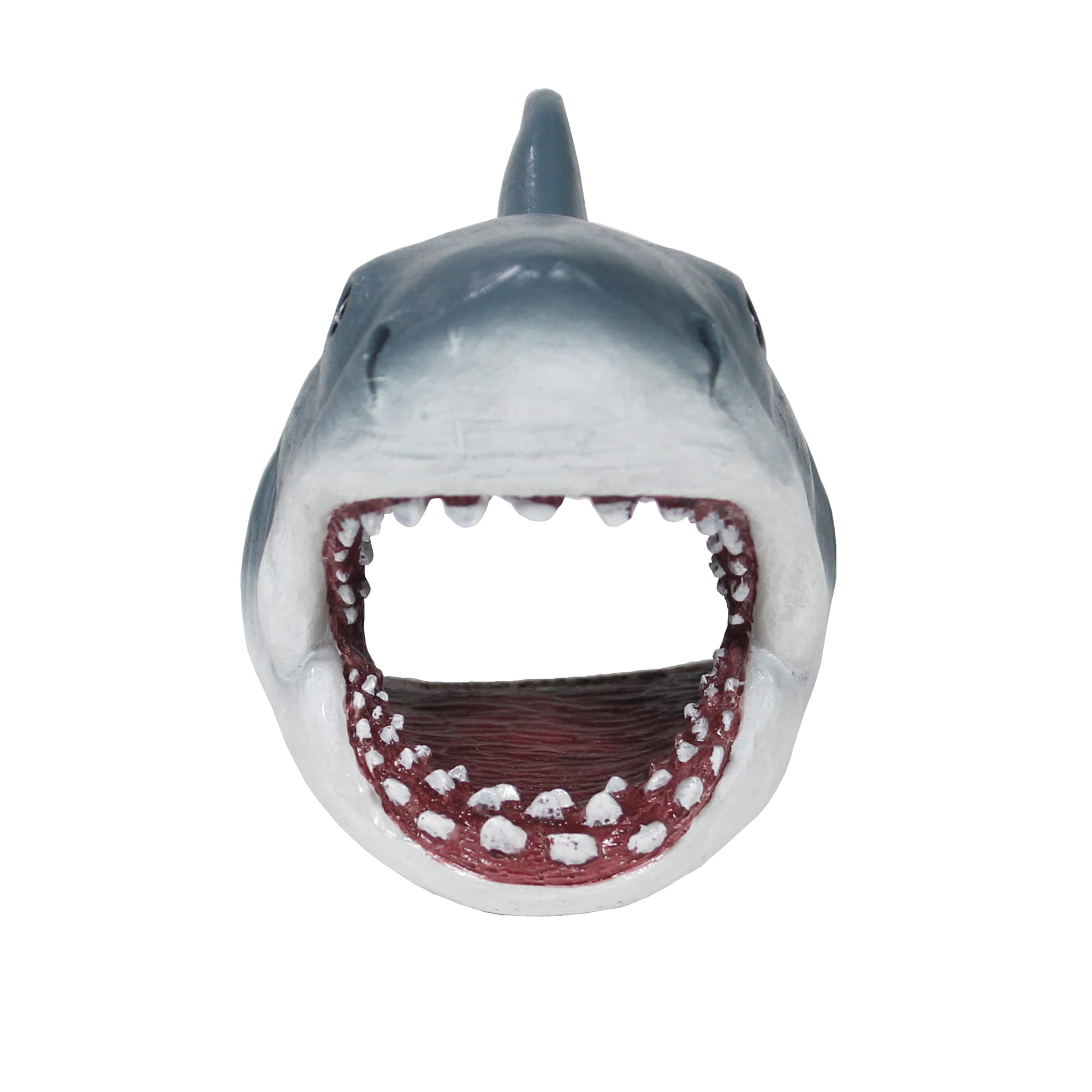 Penn-Plax Jaws Officially Licensed Aquarium Decoration - Shark Swim-Through - Safe For Freshwater And Saltwater Fish Tanks - Sma