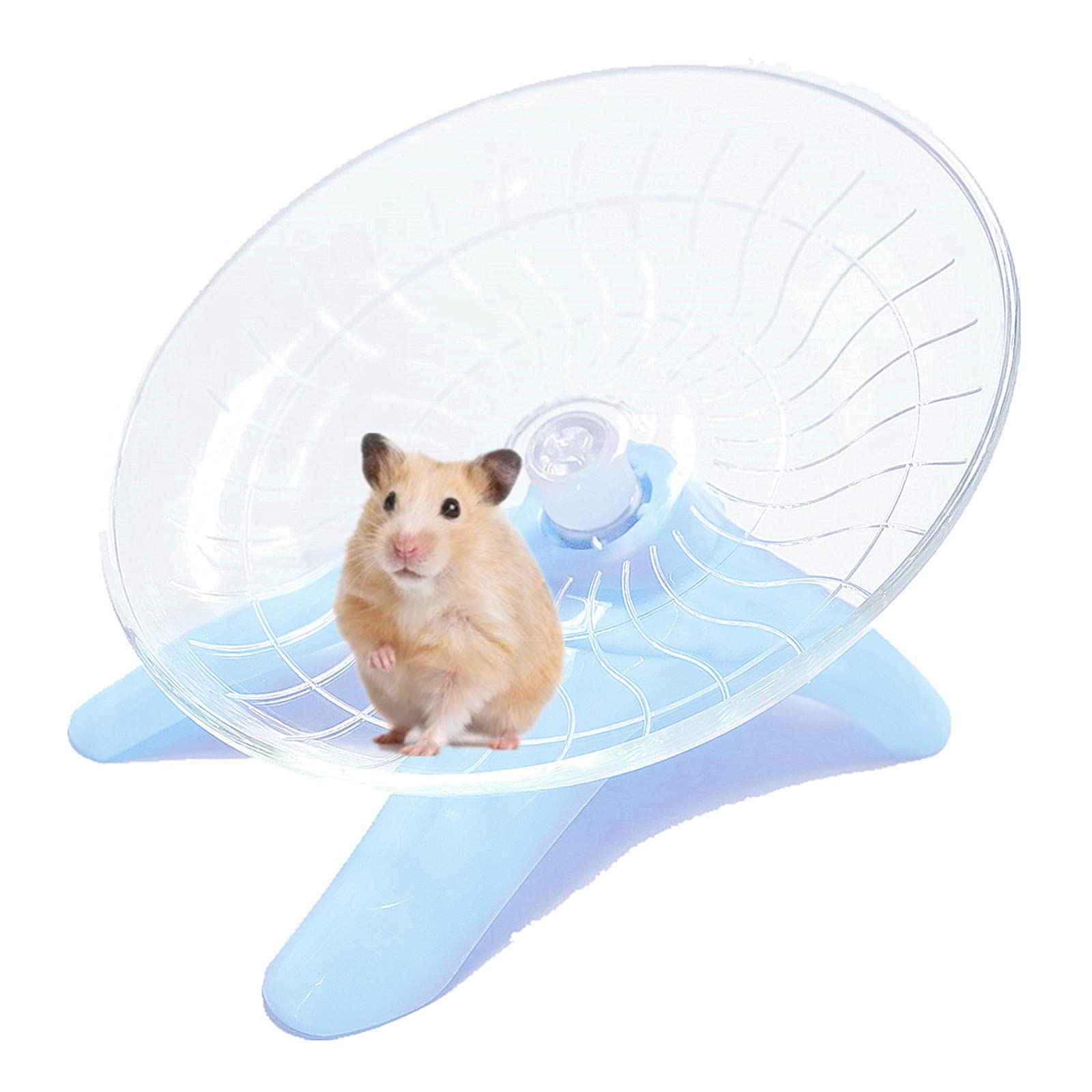 Hamster Flying Saucer Silent Running Exercise Wheel For Hamsters, Gerbils, Mice,Hedgehog And Other Small Pets Silent Running Whe