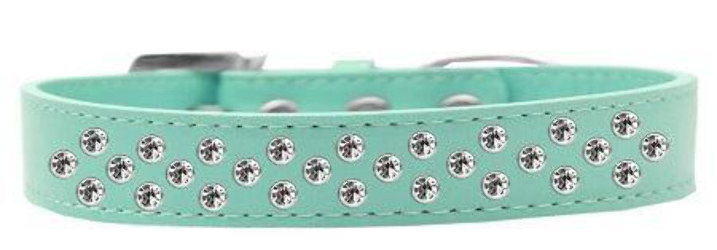 Dog, Puppy & Pet Fashion Collar, Clear Crystal Sprinkles Black 16