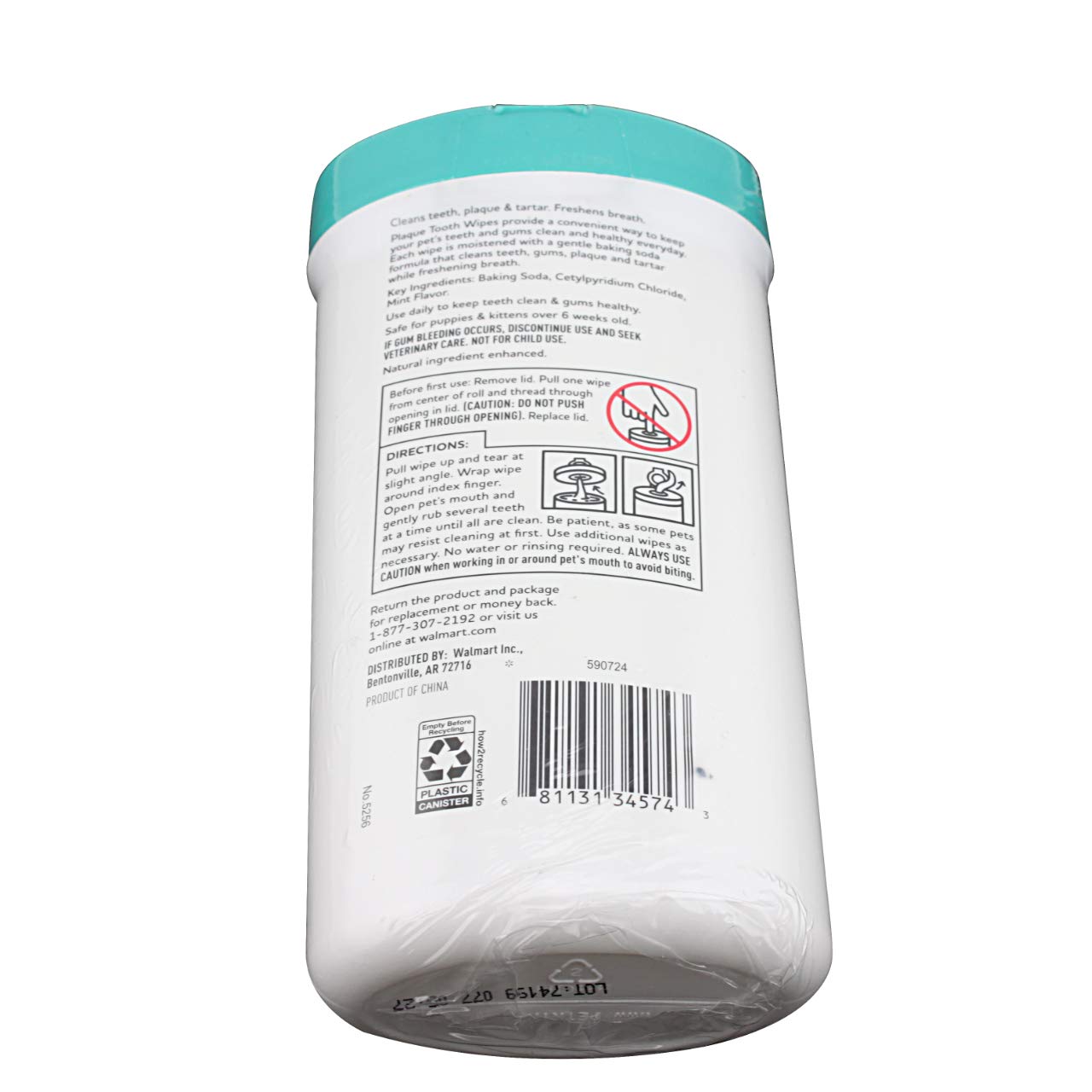 Vibrantlife Plaque Tooth Wipes For Cats & Dogs (40 Count)