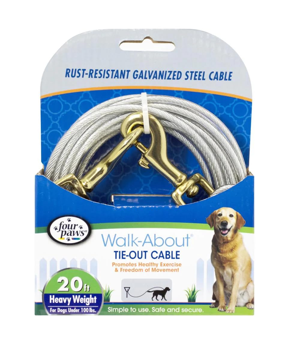 Pet Select 20' Heavy Weight Tie-Out Cable