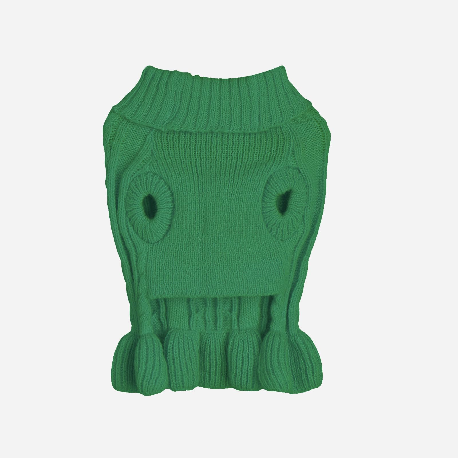 Bwealthest Dog Sweater - Cute Knitted Classic Cat Sweater & Coat For Girls Dog Puppy Cat (Green, Xx-Small)