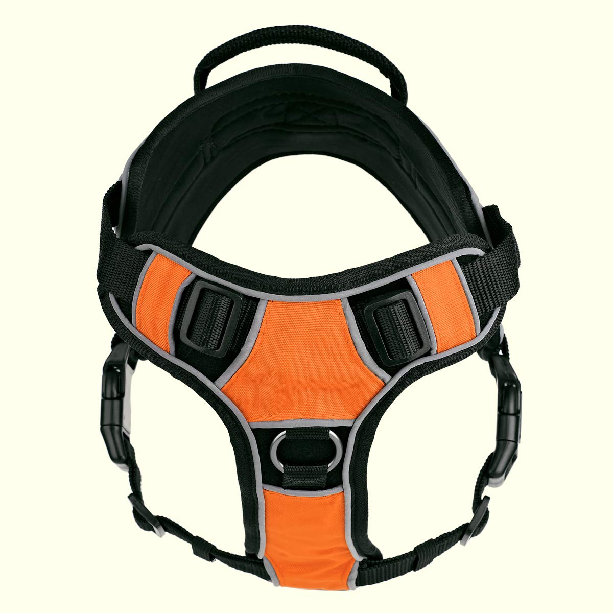 Dogline Quest No-Pull Dog Harness with Emotional Support Reflective Removable Patches Soft Comfortable Dog Vest with Quick Relea