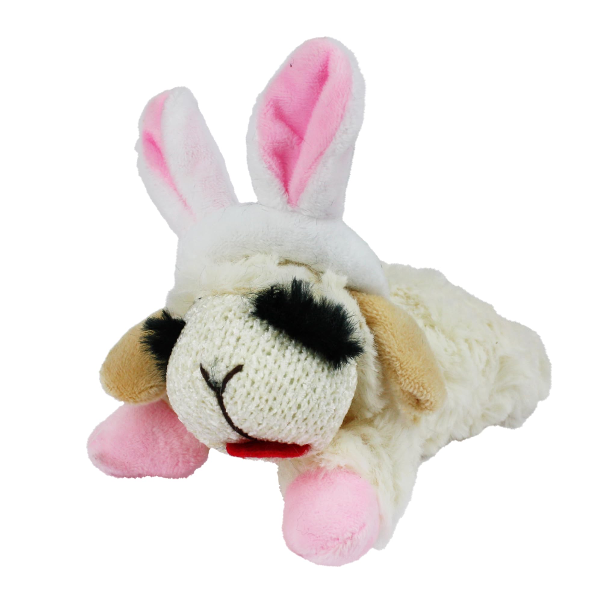 Multipet Easter Bunny Ears Lamb Chop Dog Toy 6 inch Mini