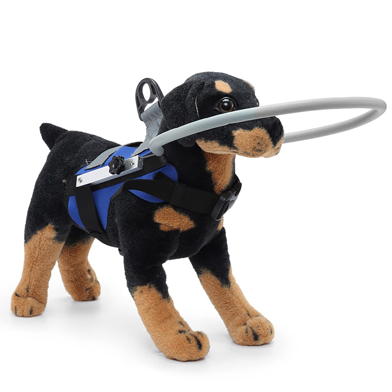 Ring Harness For Blind Dog, Lightweight Blind Ring For Pets, Blind Dog Bumper, Bump Guard For Blind Dogs Upgrade Blue Small