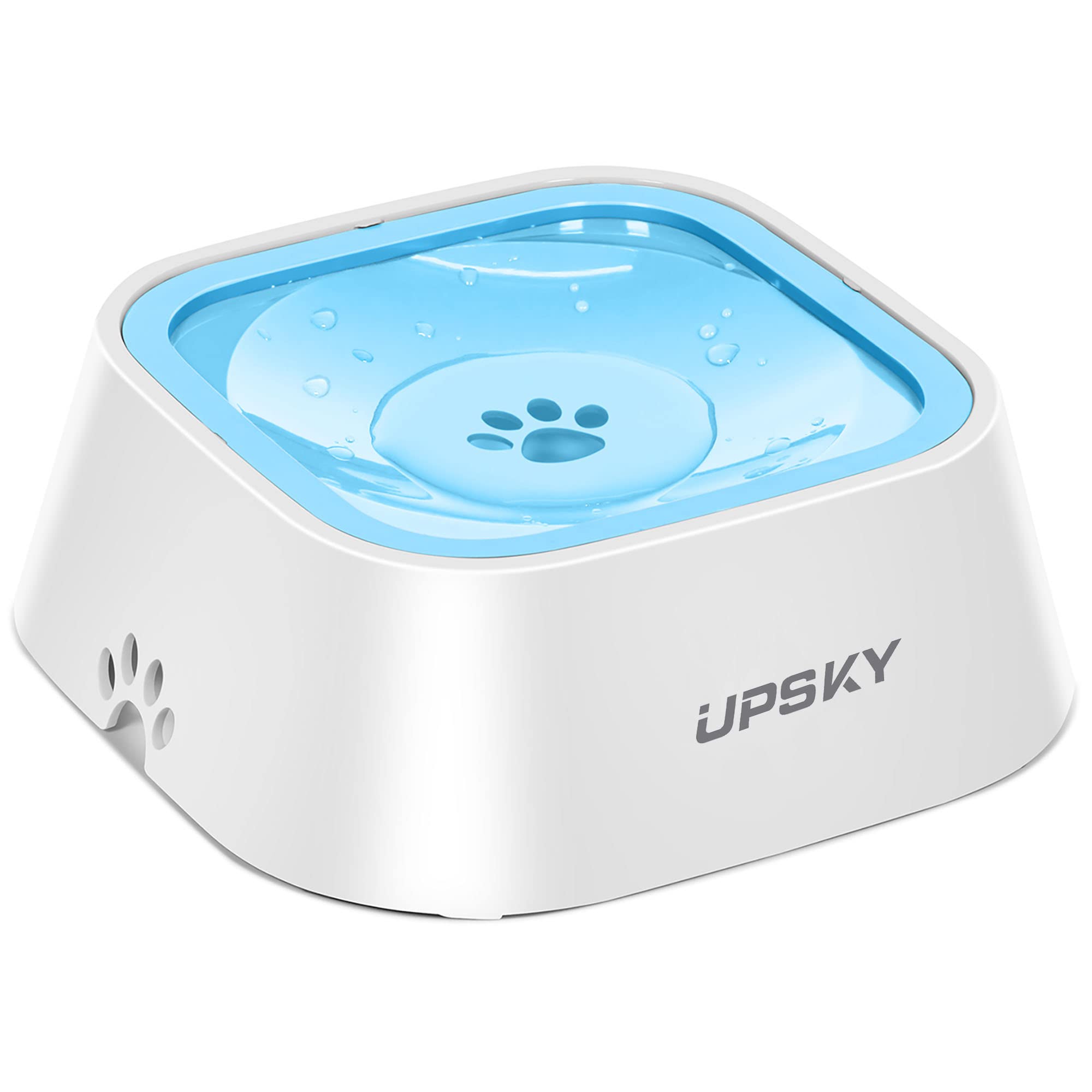 Upsky No-Slip Slow Drinking Bowl - 35Oz No Spill Pet Water Dispenser For Dogs And Cats