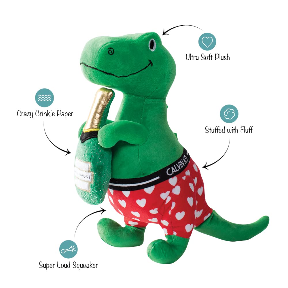 Fringe Studio Plush Dog Toy, Bachelor Rex, Petshop Collection (314109)