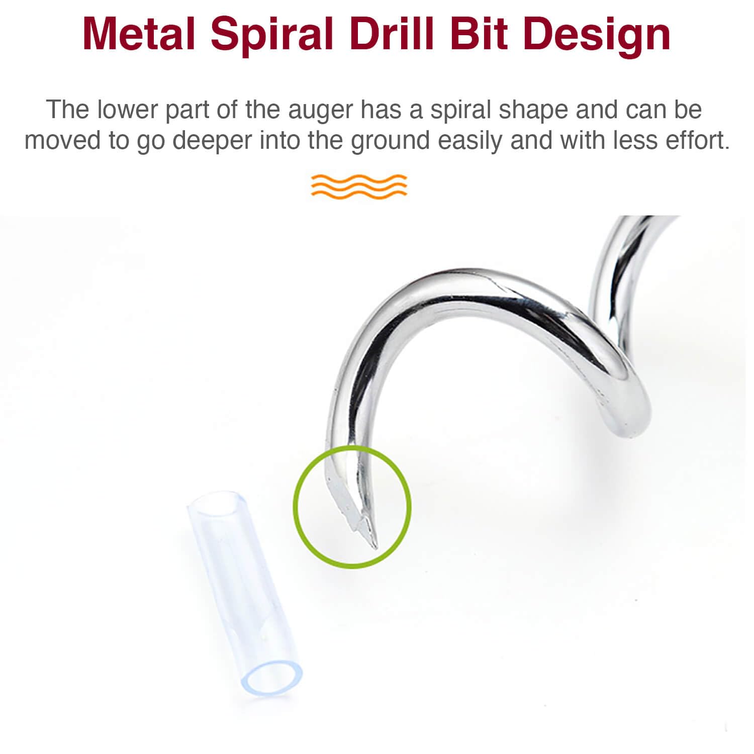 Frxat Dog Tie Out Stake, Outside Dog Leash&Chain For Camping And Yard, 18'' Heavy Duty Anti Rust Spiral Stake For Medium-Large D