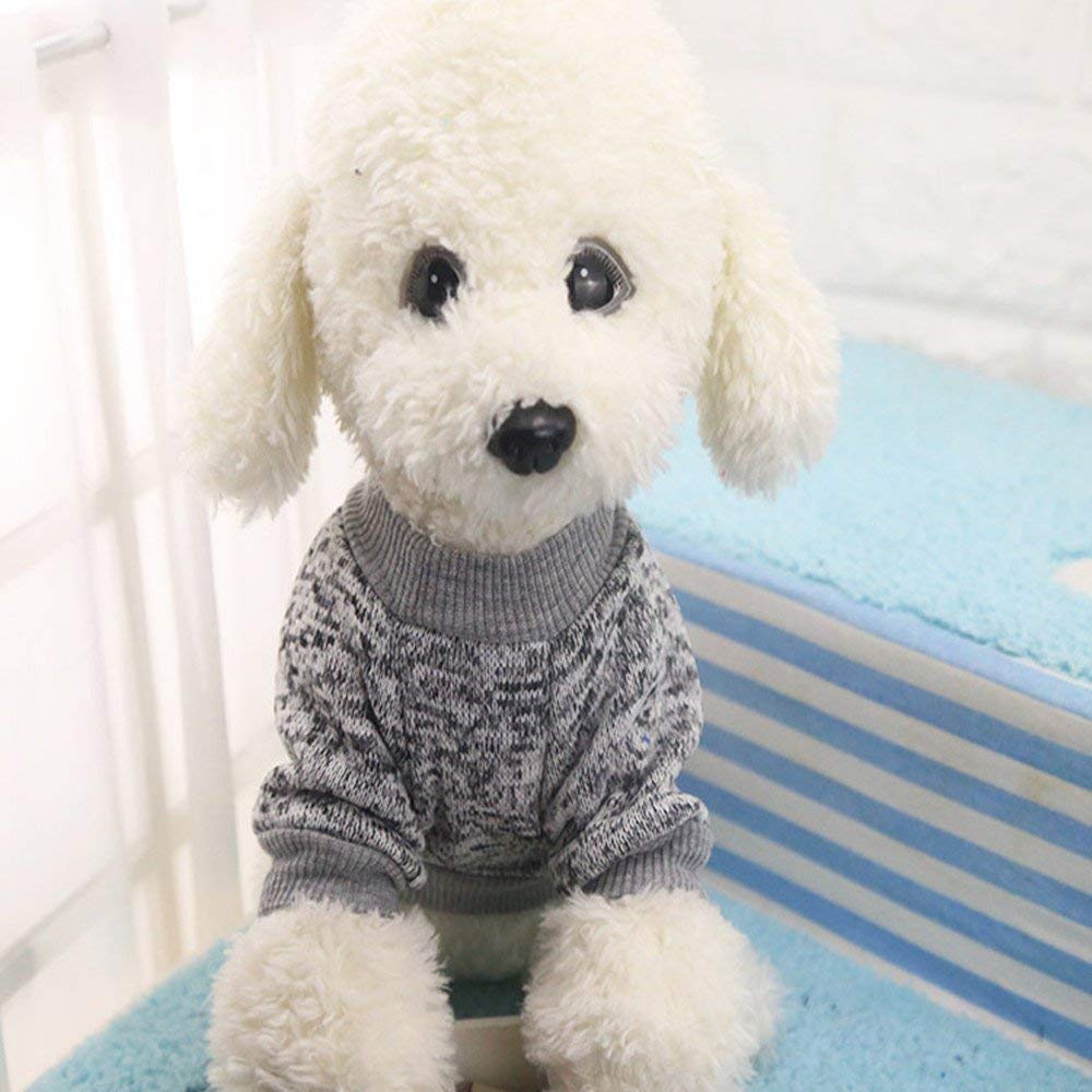 Idepet Pet Dog Classic Sweater, Soft Fleece Coat For Small,Medium Dog,Warm Pet Dog Cat Clothes,Soft Puppy Customes 2 Color (Xxl,