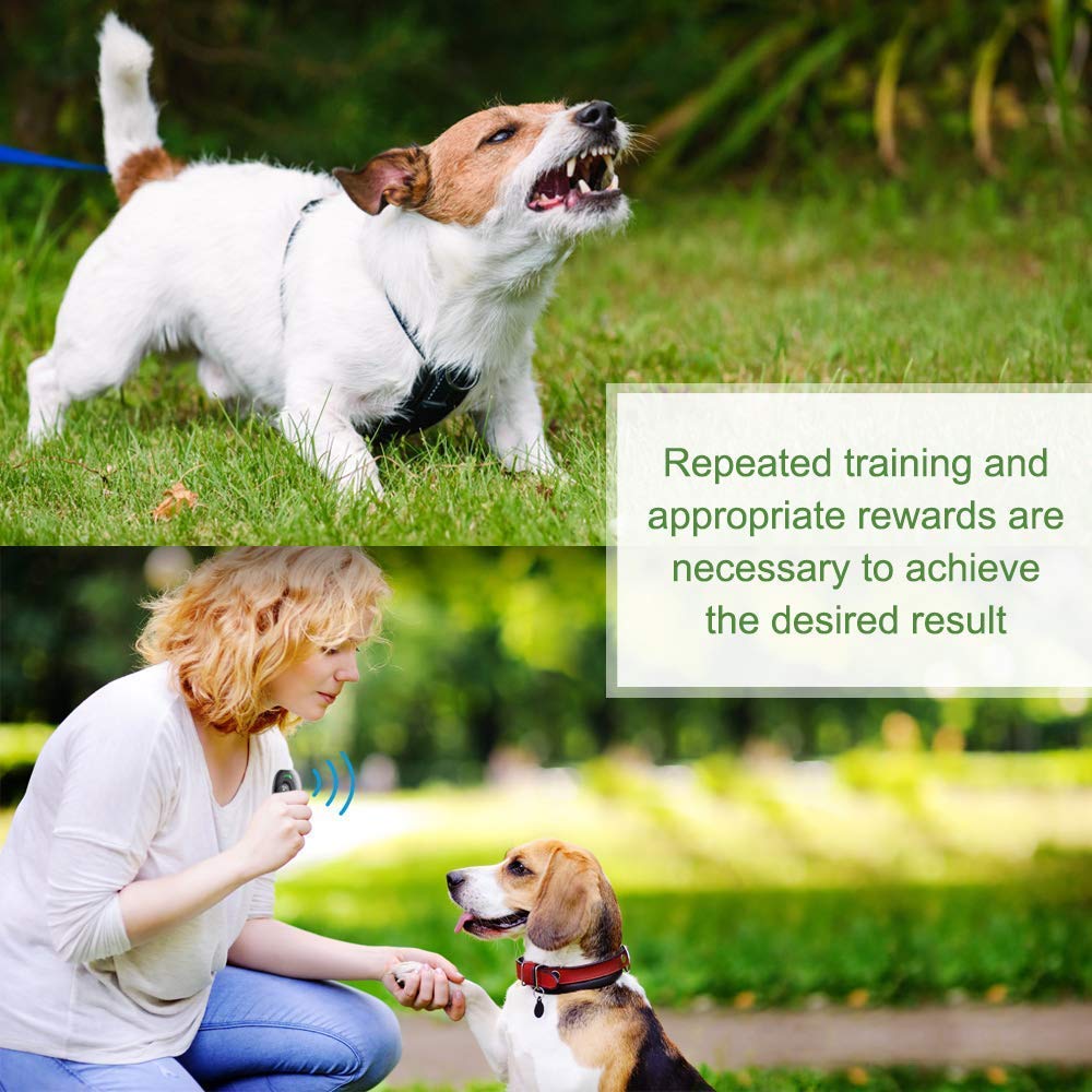 Modus Ultrasonic Dog Barking Deterrent, 2-In-1 Dog Training And Bark Control Device, Anti-Barking Device,Stops Unwanted Actions: