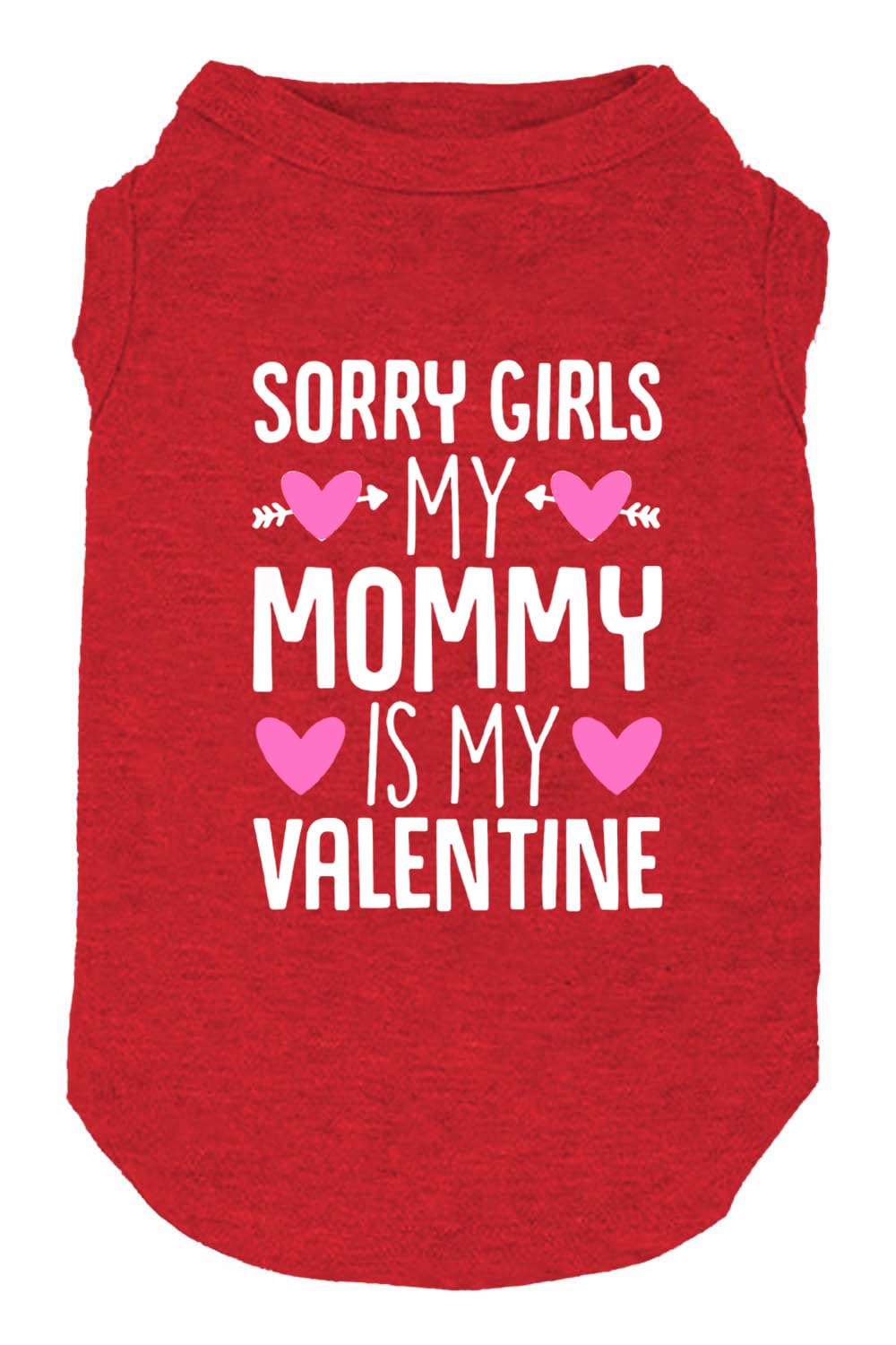 Dog Shirts Heart Graphic Small Large Dog Clothes Puppy Vest Gift For Dog Valentine'S Mother Day Apparel Shirt(Red04,Medium)