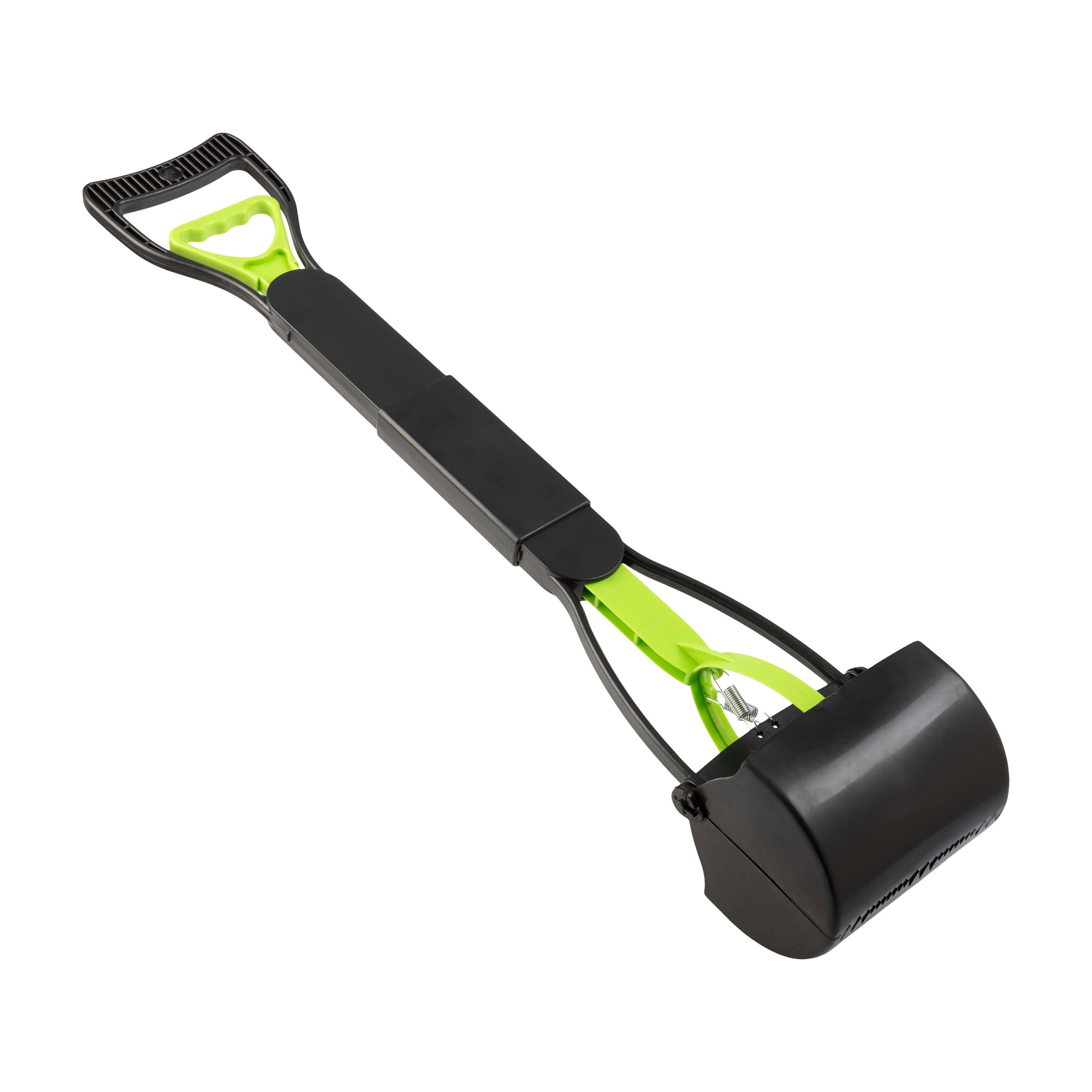 Pooper Scooper - Foldable Cat And Dog Poop Scoop With Ergonomic Handle - Enables One-Handed Use On Concrete, Grass, And Gravel B