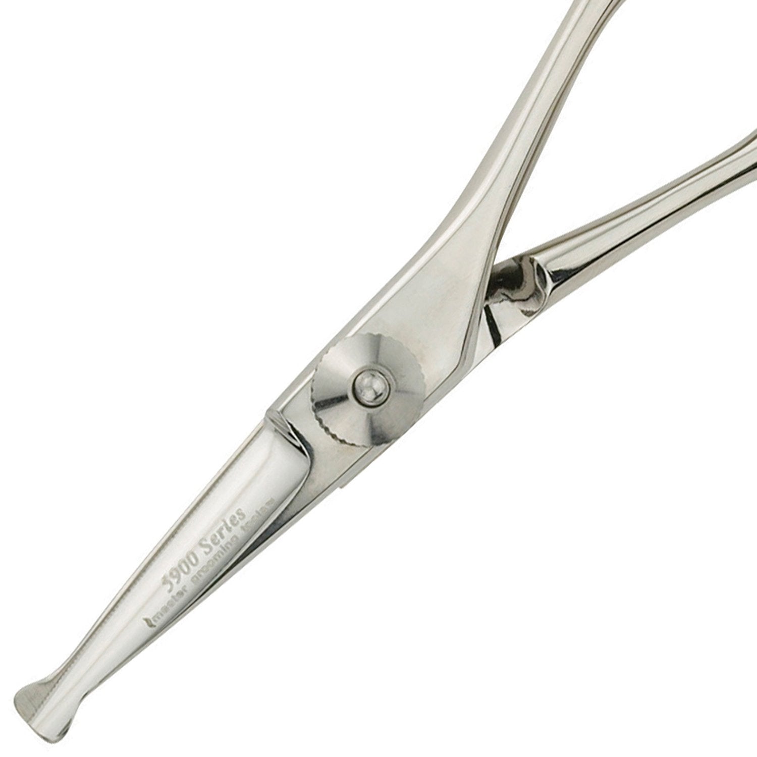 Master Grooming Tools 5900 Series Japanese Stainless Steel Shears — High-Performance Shears For Grooming Dogs - 46-Tooth Thinning Shears, Eye/Ear, 4½'