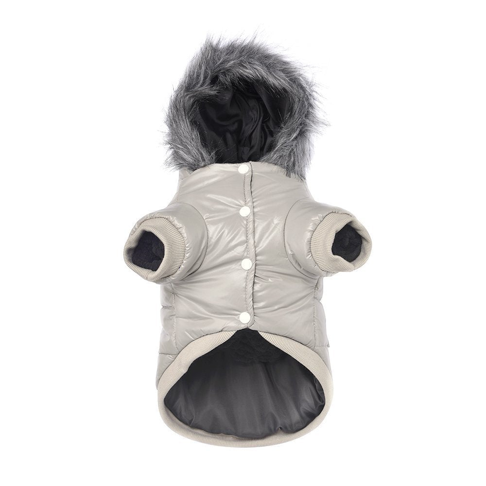 lesypet Dog Coats for Small Dogs, Dog Jacket Warm Winter Coat Windproof Puffer Jacket for Small Dogs Puppy