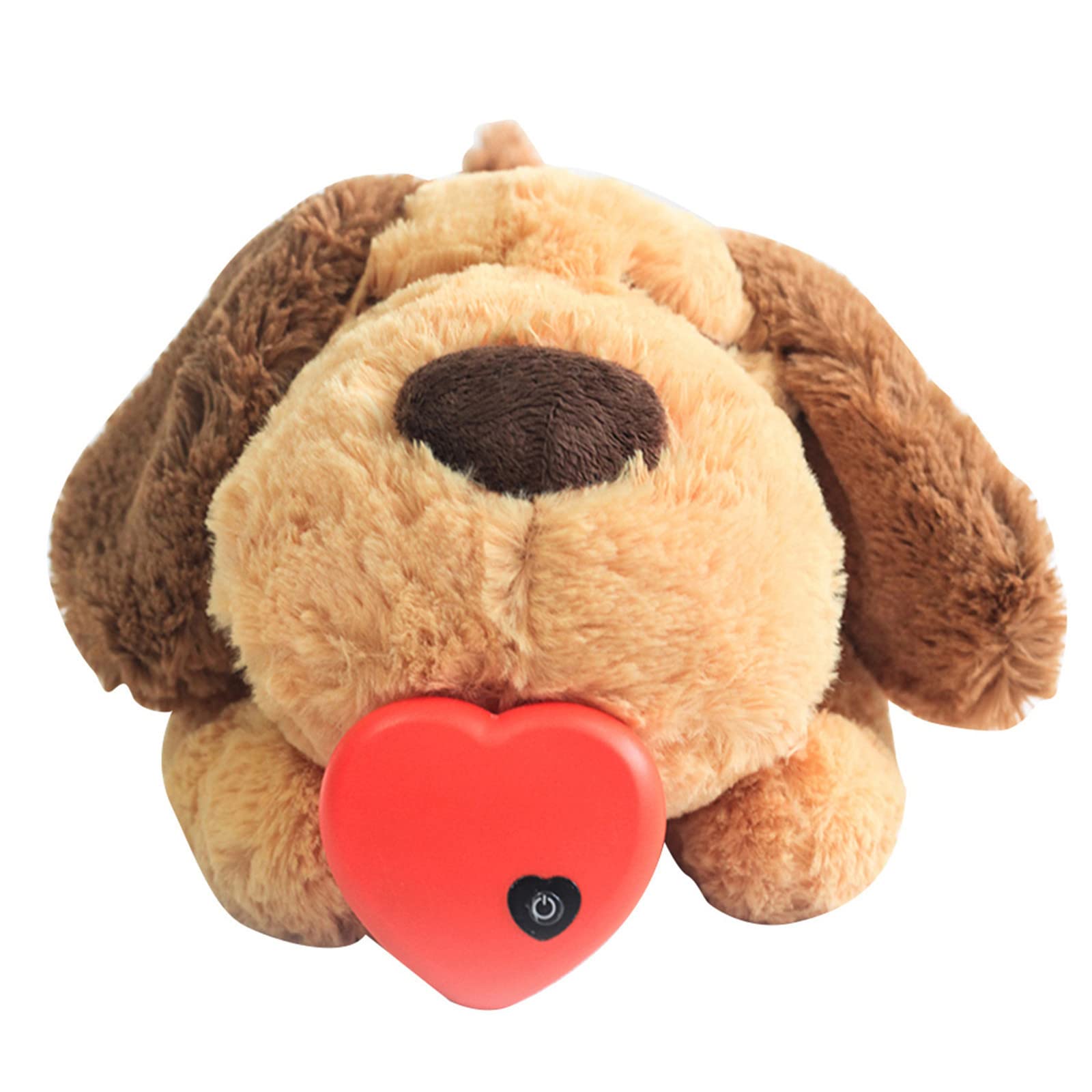 3T group Puppy Heartbeat Toy Sleep Aid,Dog Toys Stuffed Animal with Heartbeat Toys for Puppies Anxiety Relief,Puppy Essentials C