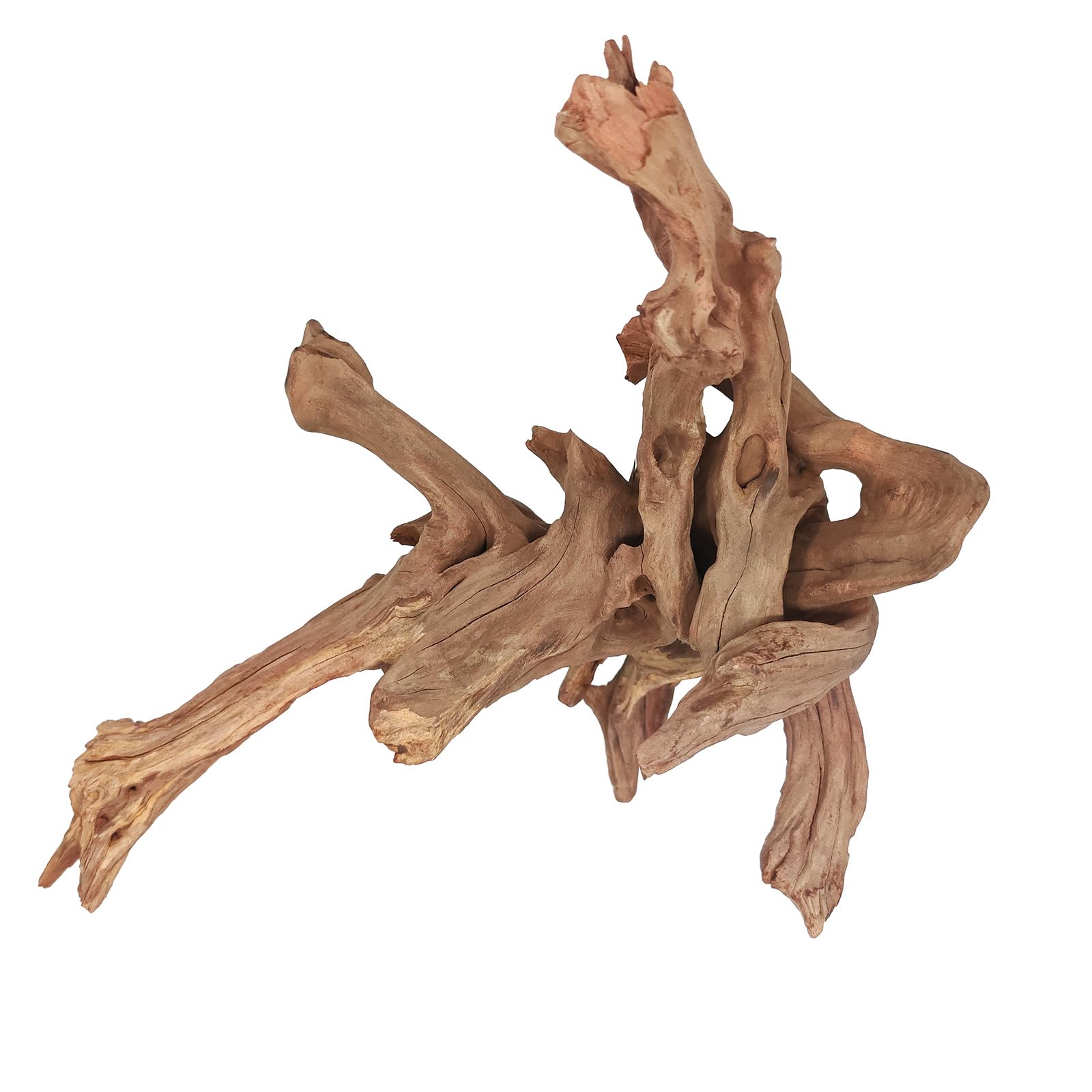 Jorewood Natural Large Aquarium Driftwood for Fish Tanks & Reptile Terrariums - 100% Safe Fish Tank Decorations, Unique Twisted 