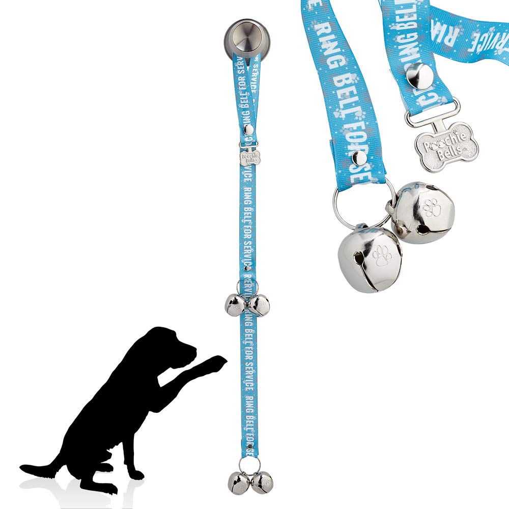 Poochiebells The Original Dog Potty Doorbell, Dog Bells For Potty Training & Puppy Housebreaking, Potty Train Your Dog In Days, Made In America, Ring Bell For Service