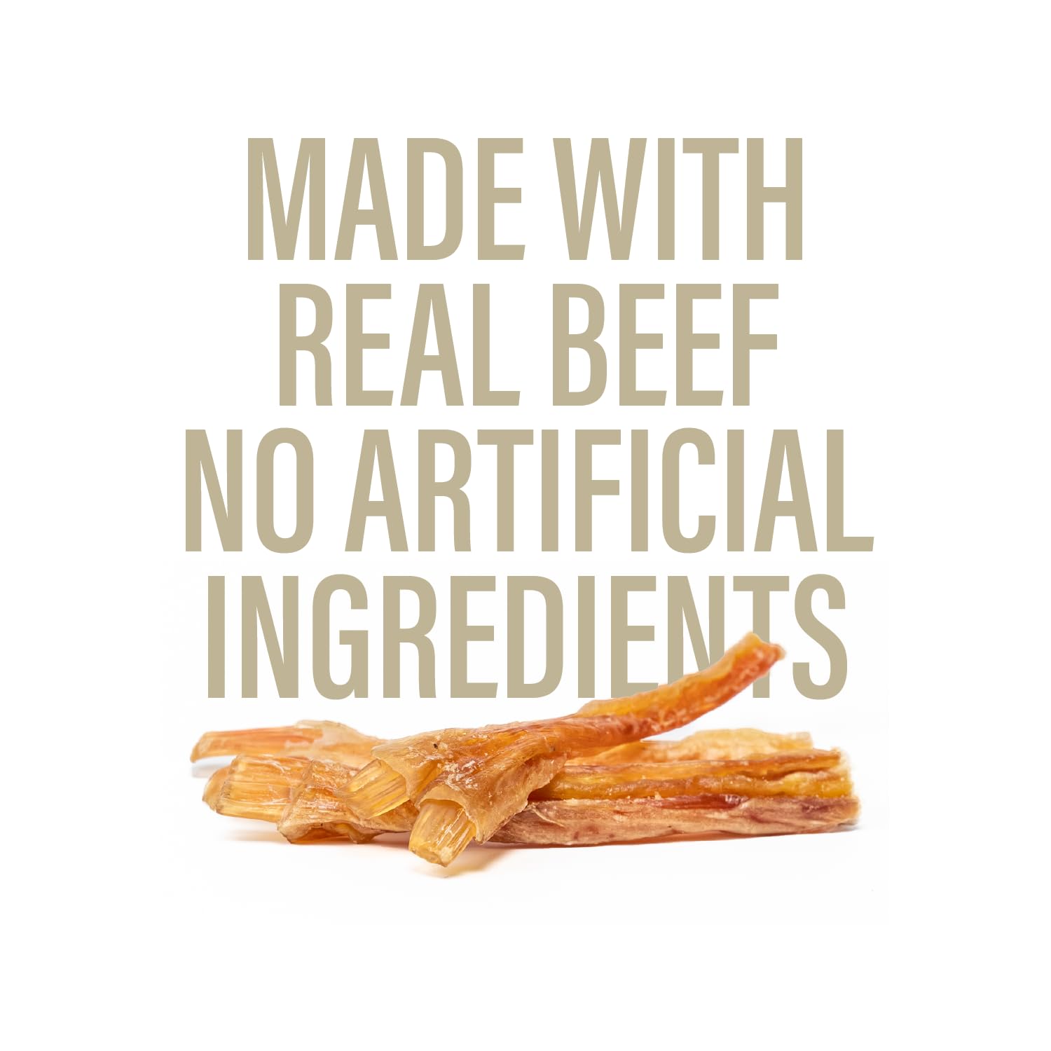 Chewers Joy Beef Tendons 5-6 (4oz) - Natural Dog Treats - Single Ingredient Long-Lasting Chews, High Protein
