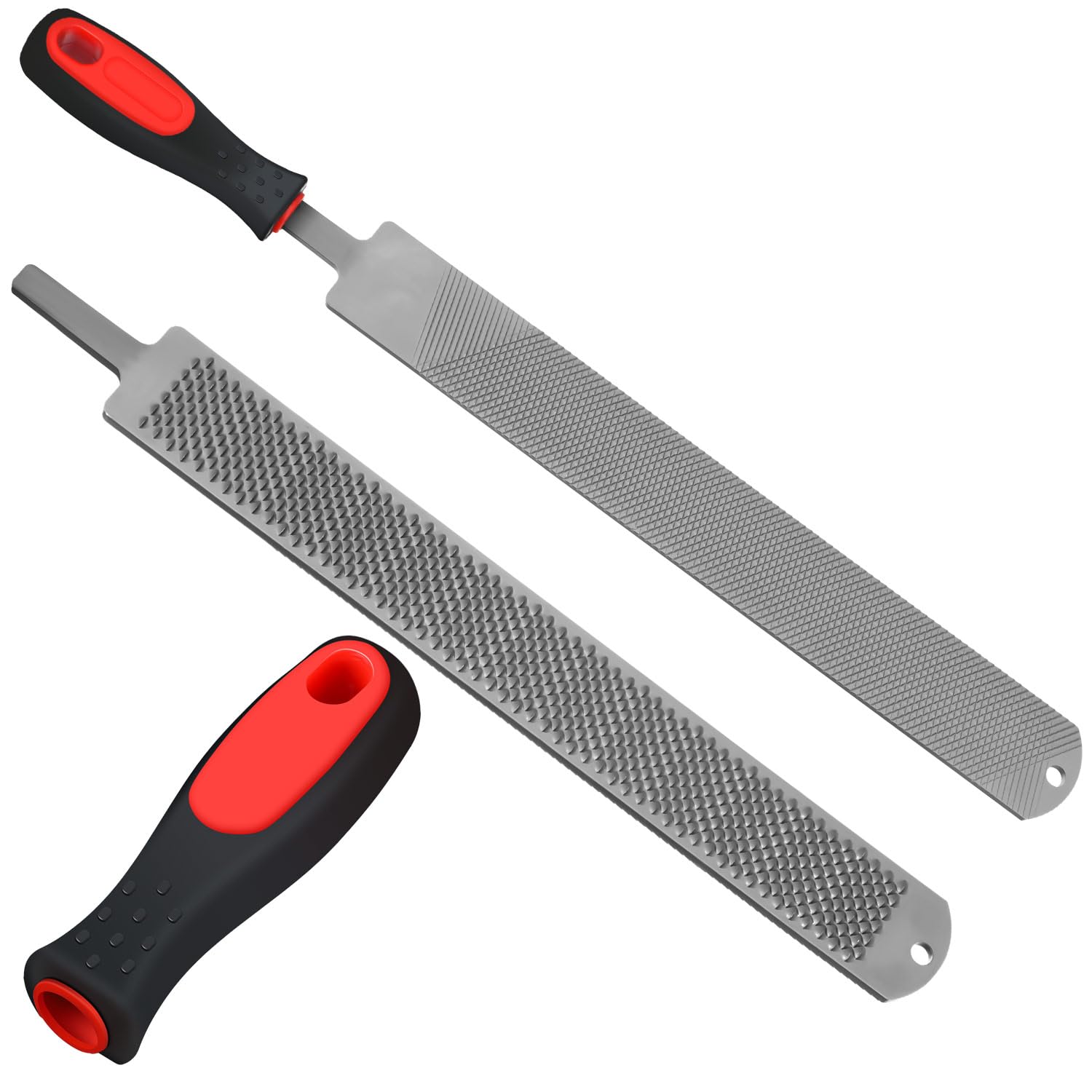 Gisafai 2 Pcs 18 Inch Rasps For Shoeing Horses With Handle Trimming File Carbon Steel Farrier Tools For Repair Horse Goat Hooves