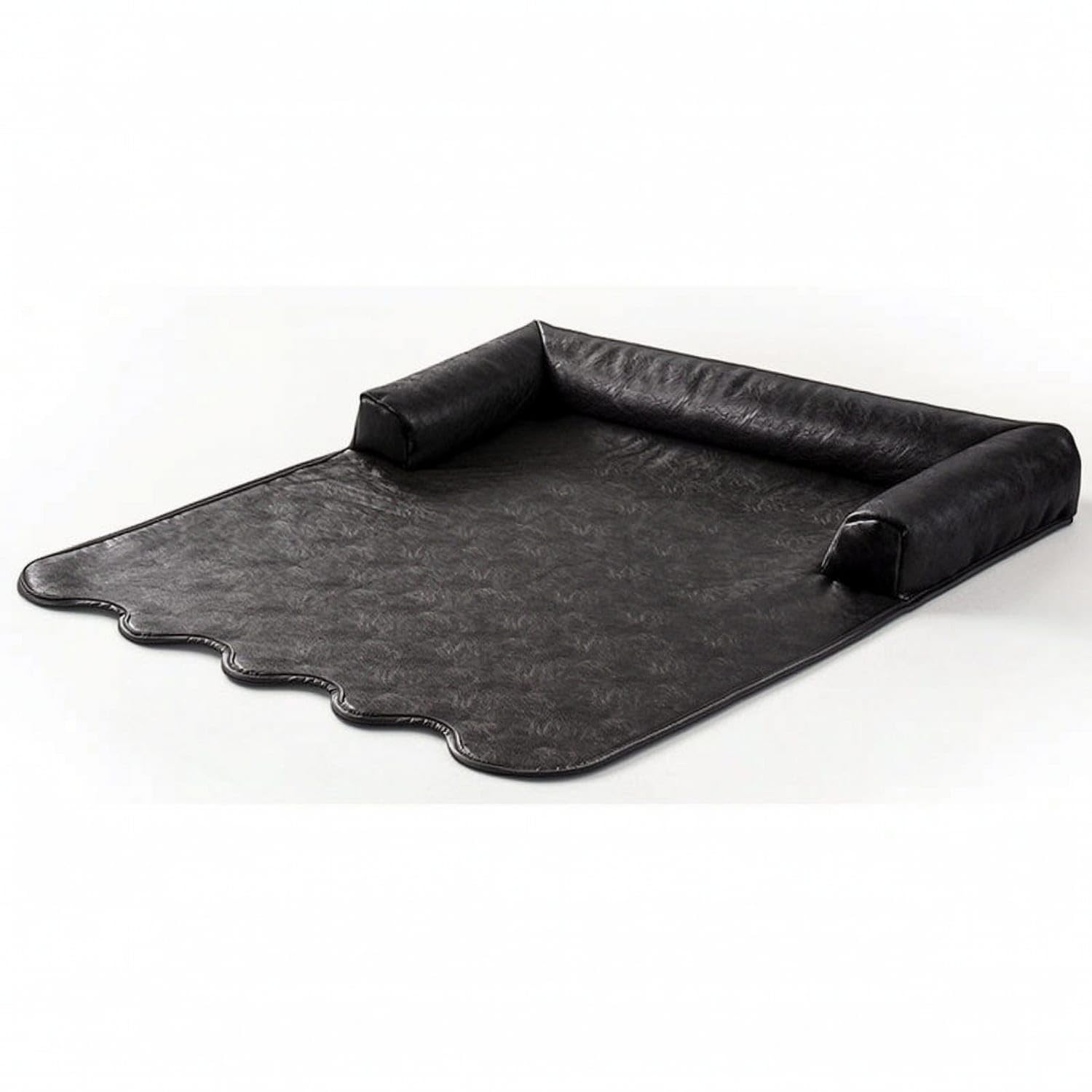Waterproof Pet Sleeping Mat ScratchResistant Dog Mat with Raised Edge WipeClean Dog Bed with Raised Edge Padded for Dogs, Pets