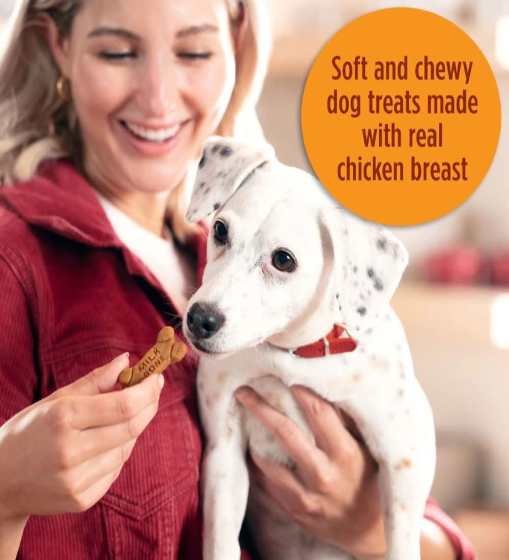 Milk Bone Dog Treats Chicken Flavor 5.6 Oz, Pack of 2