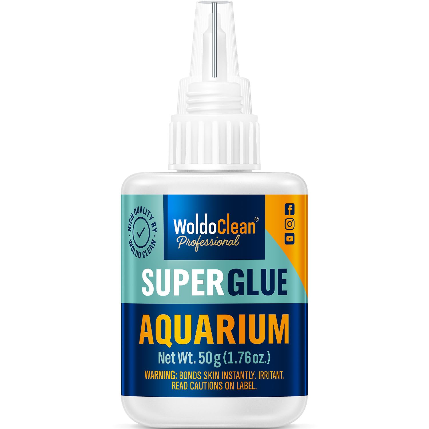 Aquarium Super Glue for mosses and Plants - for Freshwater and Saltwater Aquariums 50g