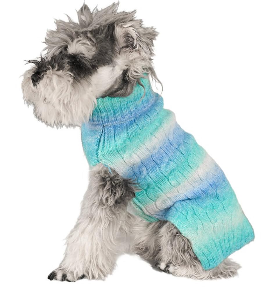 Wool Colorful Knitted Dog Sweater Dog Sweater For Small Dogs Turtleneck Puppy Sweaters Clothes For Chihuahua Yorkies Havanese Me
