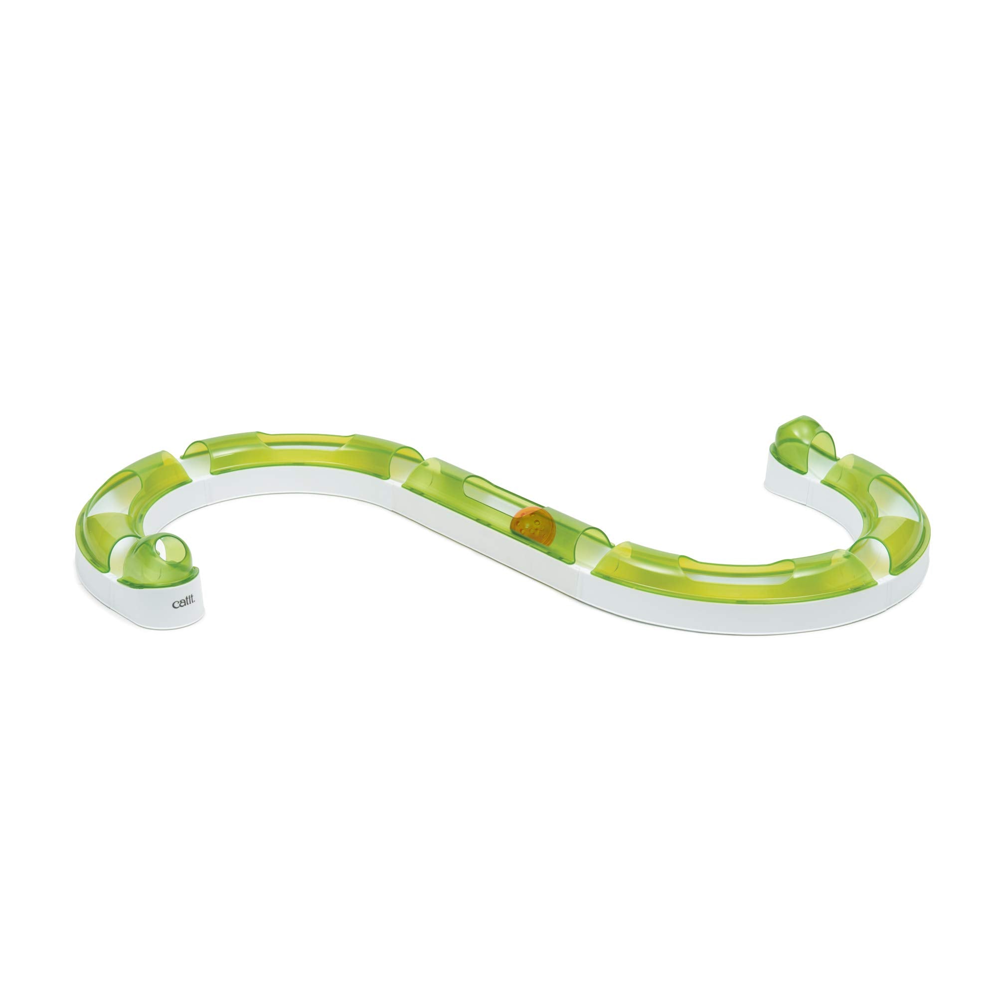 Catit Senses 2.0 Play Circuit Interactive Cat Toy - 8-Piece Closed-Track Ball Toy For All Breed Sizes