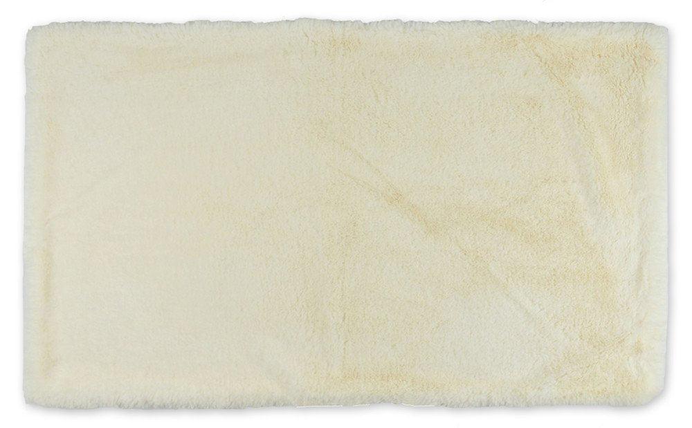 Bone Dry Faux Fur Pet Cage Liner, X-Large - 22 X 36', White