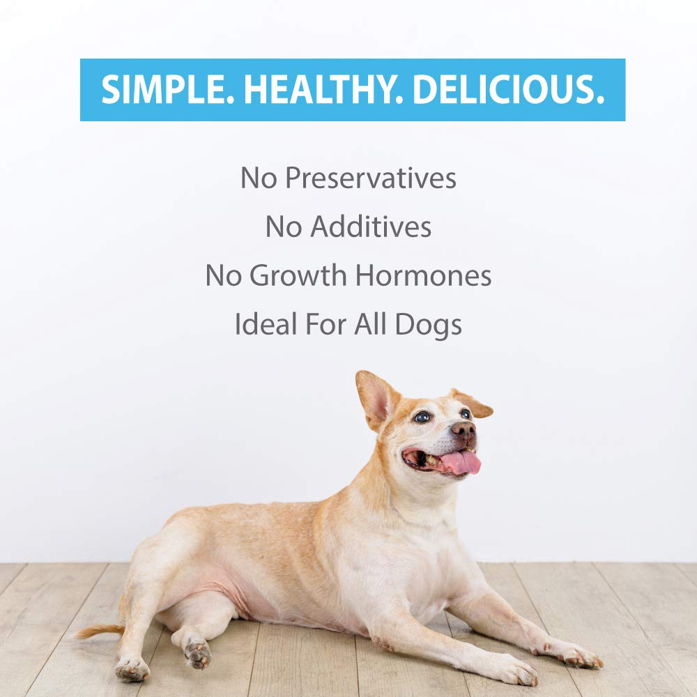 JustFoodForDogs Limited-Ingredient Beef Liver Healthy Dog Treats, Preservative-Free, Made in The USA, 5 oz