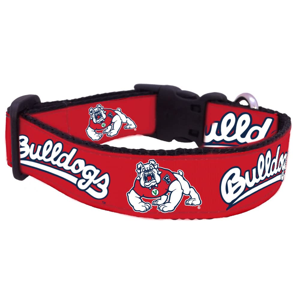 College Dog Collar (Large, Fresno State)