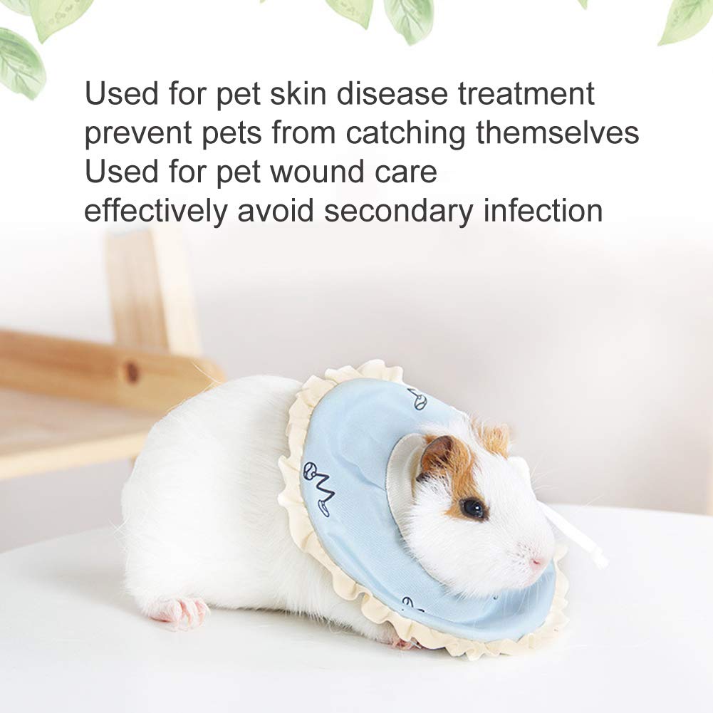 Hamster Cone Collar,Guinea Pig Protective Ring Soft Cat Recovery Collar For Cat Kitten Prevent From Licking