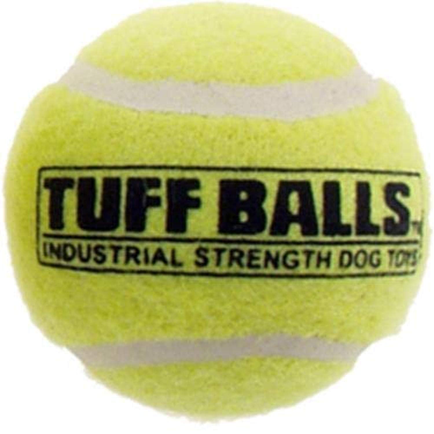 Petsport Usa 1.8' Jr Tuff Balls For Small Dogs [Pet Safe Non-Toxic Industrial Strength Tennis Balls For Exercise, Play Time & Dog Training]