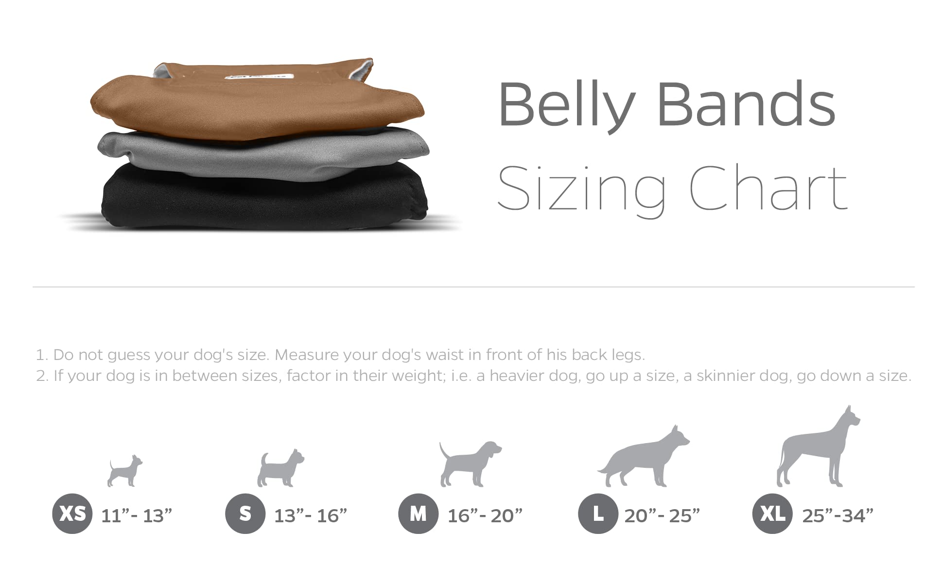 Pet Parents Premium Washable Belly Bands For Male Dogs & Extendrs, (3Pack) Of Male Dog Diapers & Male Dog Belly Bands, Color: Natural, Size: Medium Dog Diapers Male