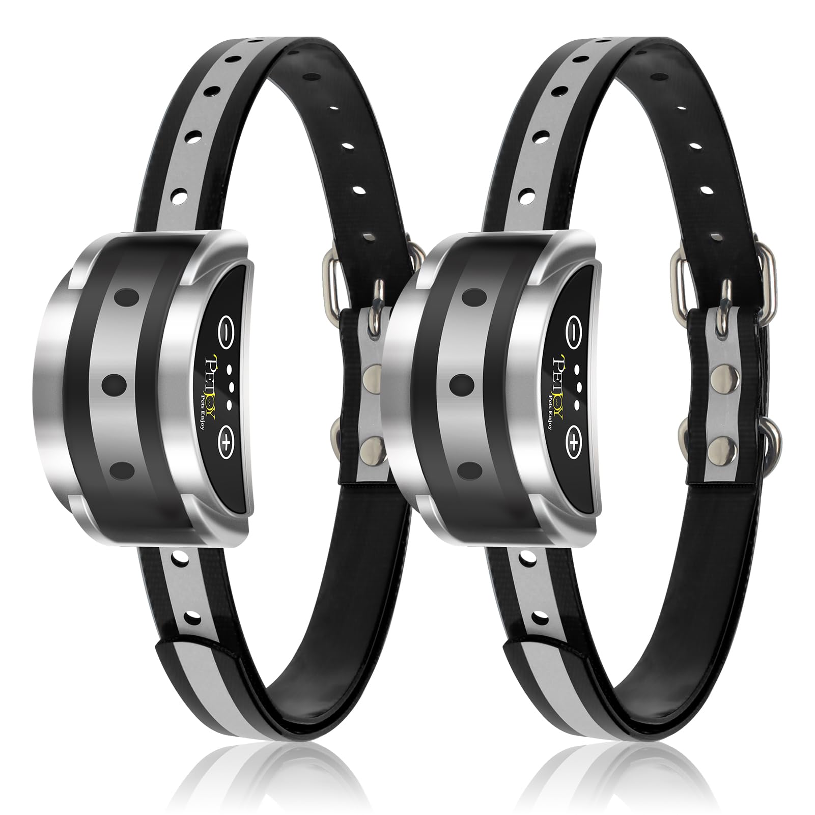 Petjoy Automatic Anti-Barking Collar, No Bark Collar With Beep & Gentle Static Correction, Adjustable Strap For Small To Large D