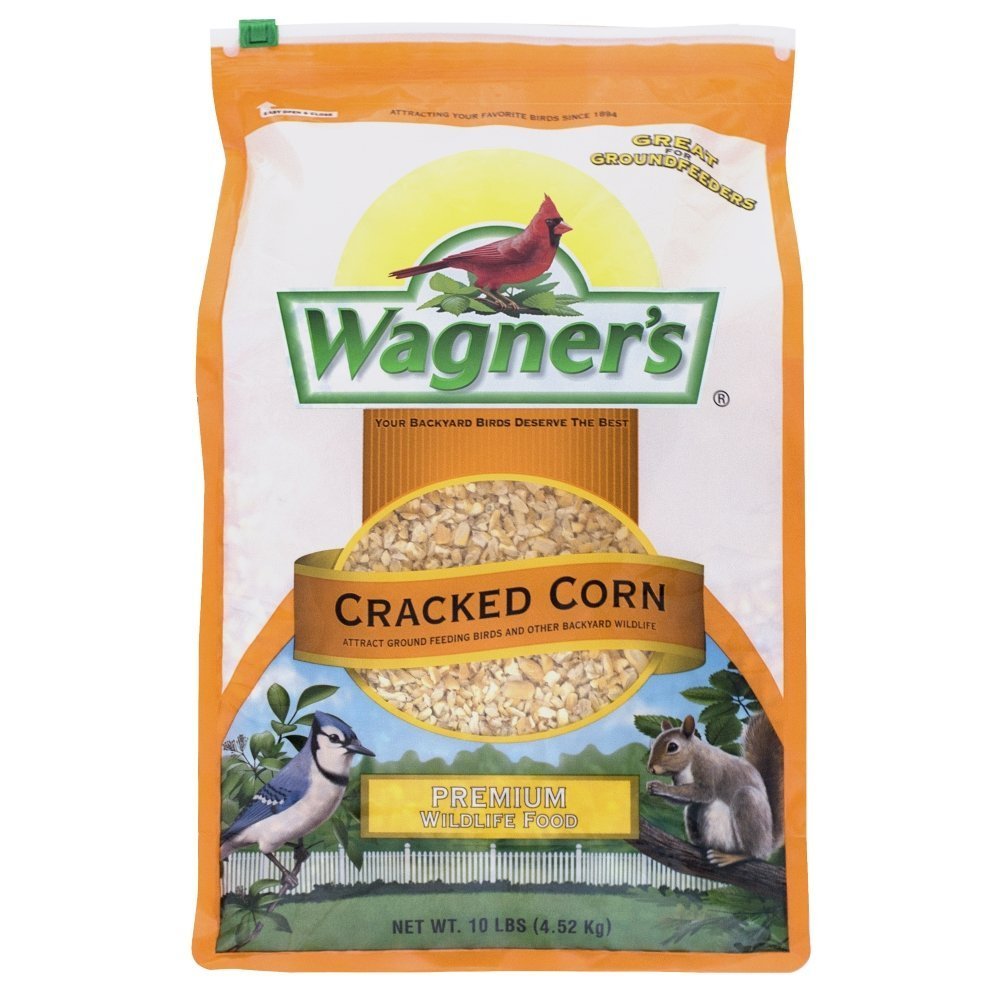 Wagners 18542 Cracked Corn Wild Bird Food, 10-Pound Bag