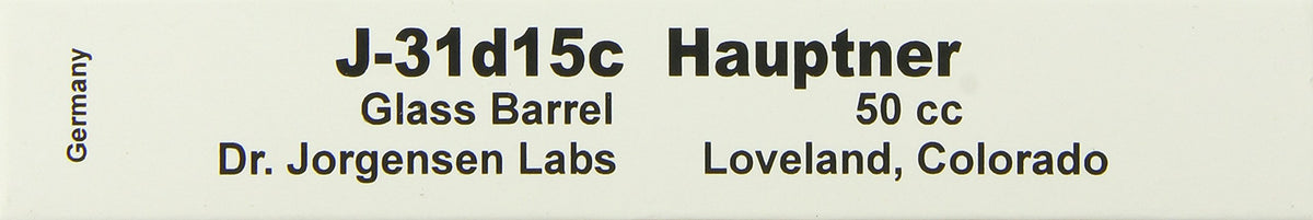 Hptnr. Glass Barrel 50cc