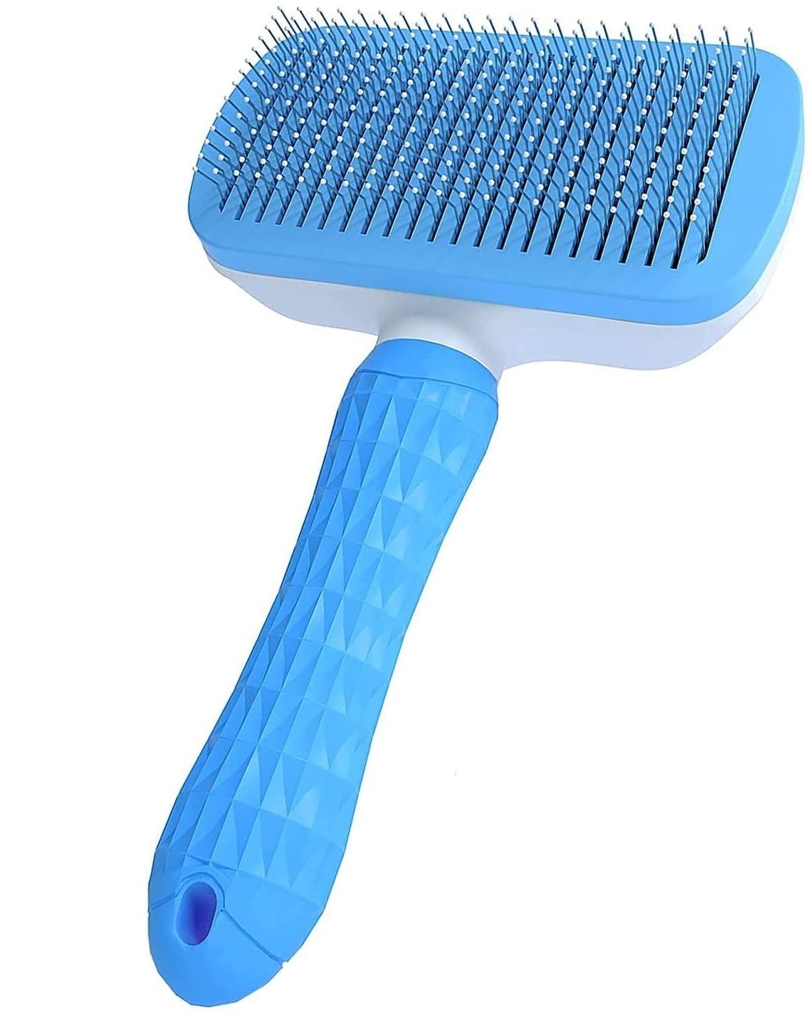 Pups&Pets Dog Brush, Cat brush, Pet Slicker Brush, Easy to Clean the Hair On the Brush with One Touch, the Effective Tool for Pe