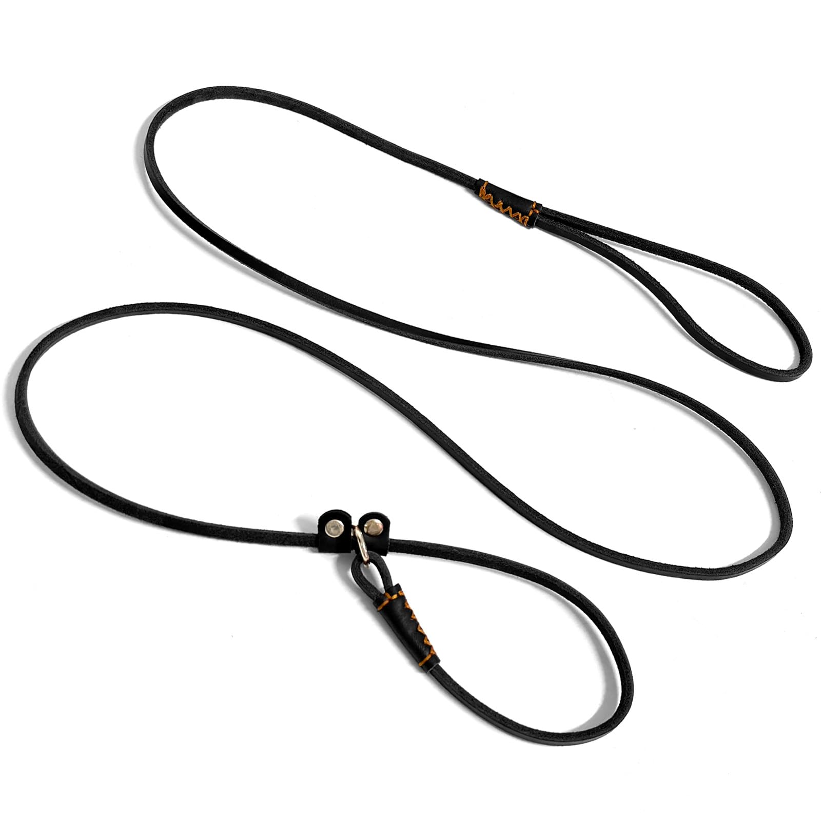 Guiding Star Leather Slip Leads For Dogs Leather Slip Leash For Small Dogs Leather Dog Leash Training Leash For Puppy Small Medi