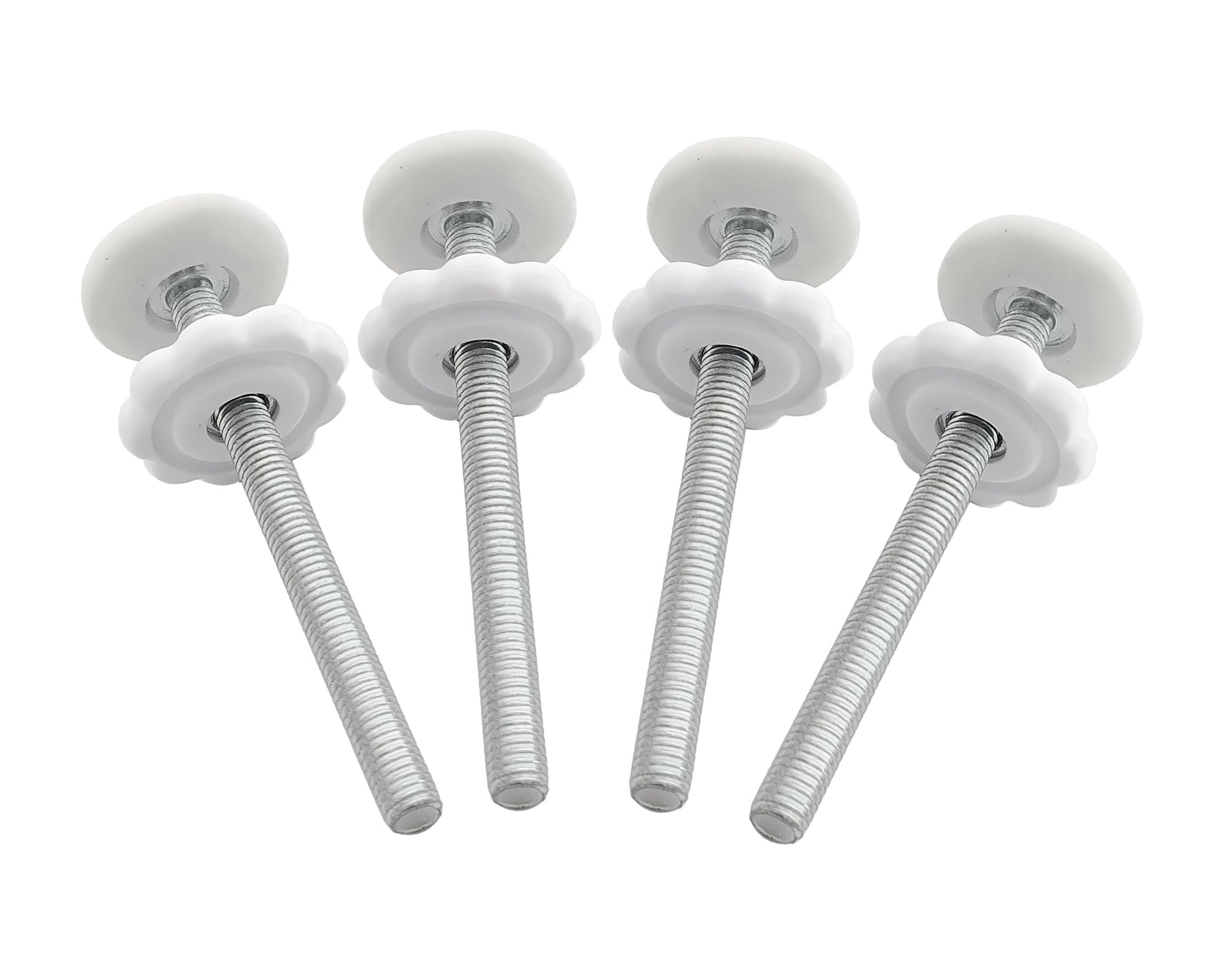 4 Pack Baby Gate Threaded Spindle Rod 8MM(M8), Replacement Screw Bolts Hardware Parts Kit for Pet & Dog Pressure Mounted Safety 