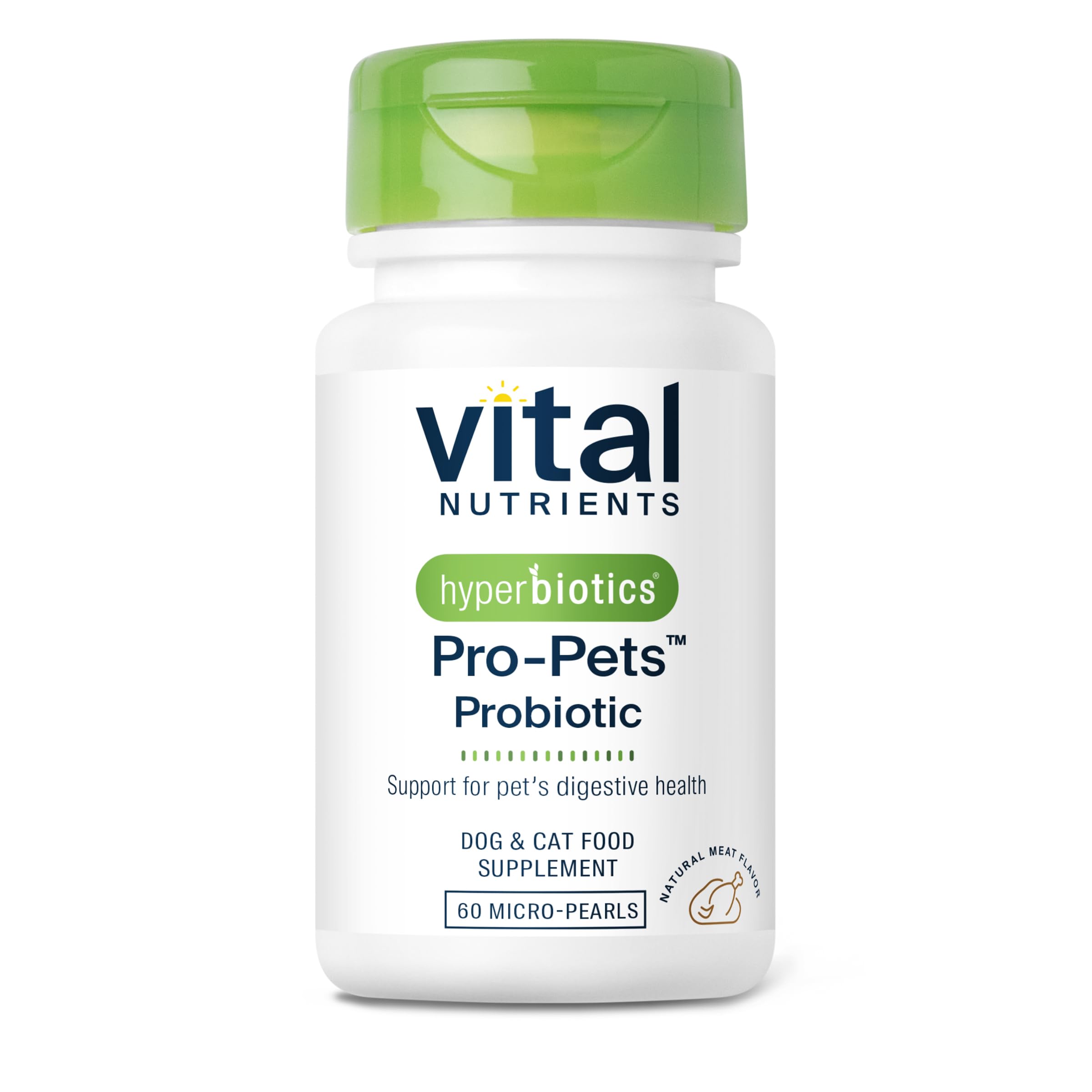 Vital Nutrients Pro Pets Probiotics for Dogs and Cats | Dog Probiotics for Digestive Health, Gut Health, Occasional Diarrhea* | 