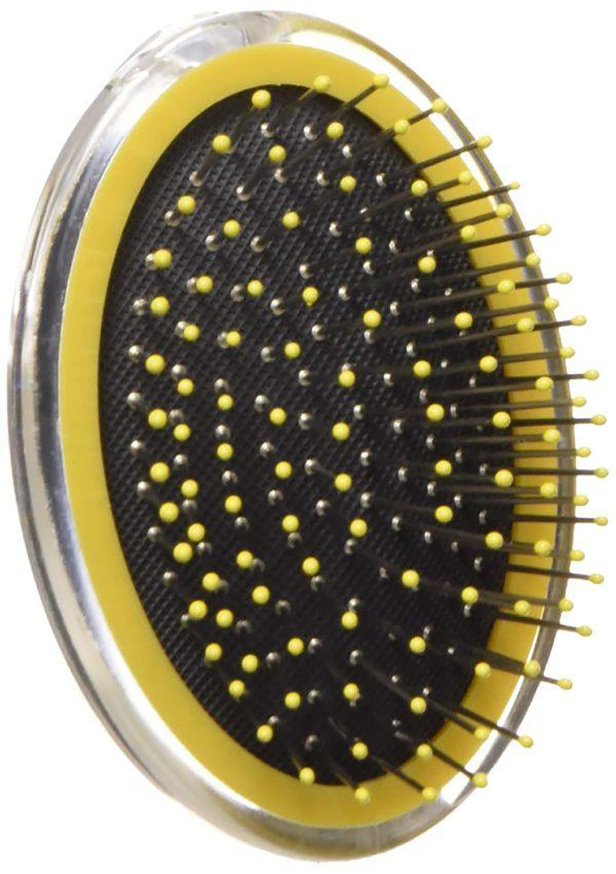 Conairpro Dog & Cat Pet Brush With Ergonomic Pet-It Design, Dog Brush For Shedding, Metal Pin, Yellow