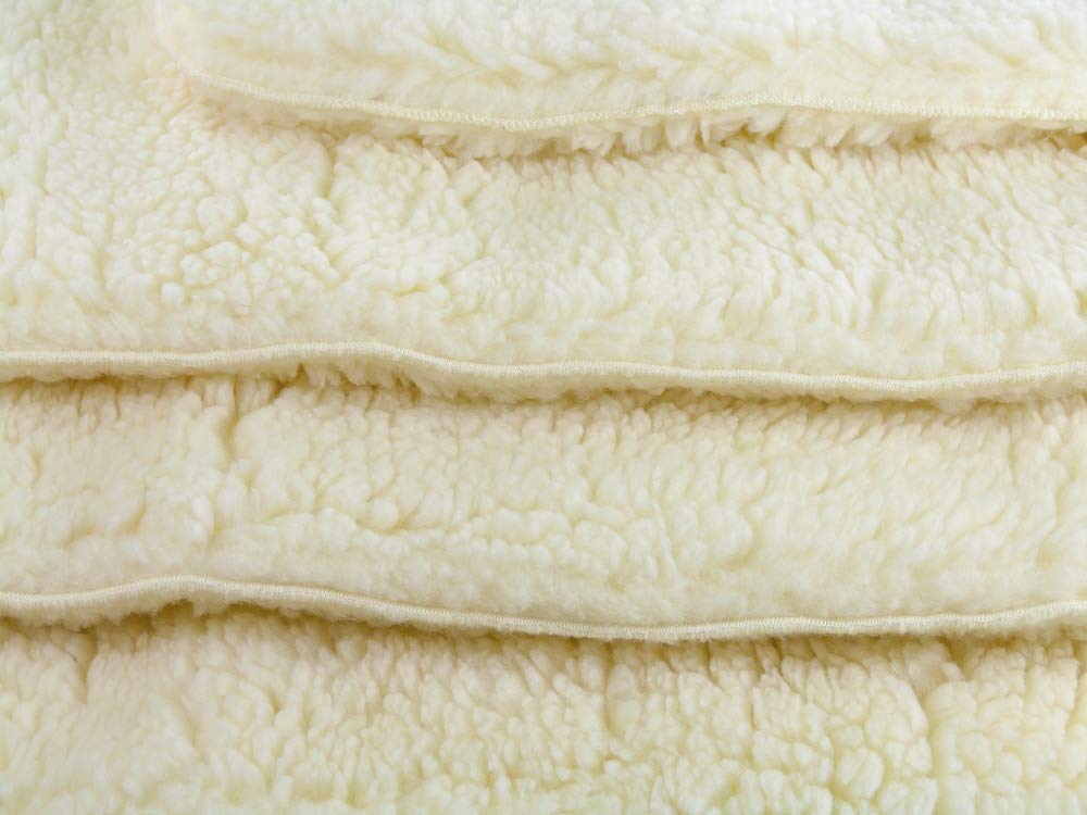 Activedogs Hi Loft Sherpa Faux Lambskin Dog Bed - Large 30X40 - Orthopedic & Machine Washable - Double Layered