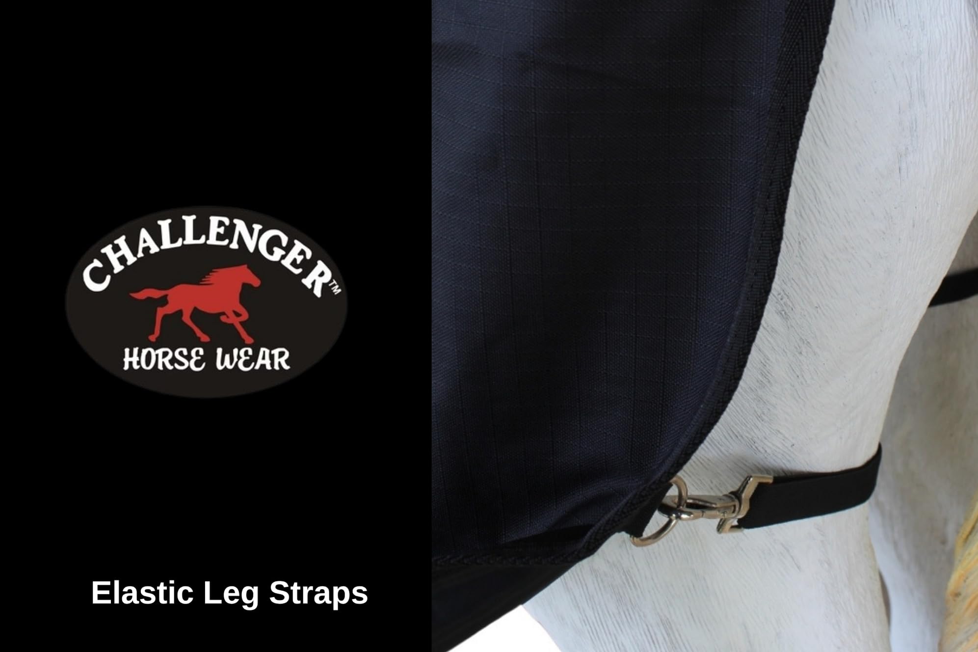 Challenger 70'' 1200D Turnout Waterproof Fleece Lined Medium Winter Blanket Sheet 384Lg