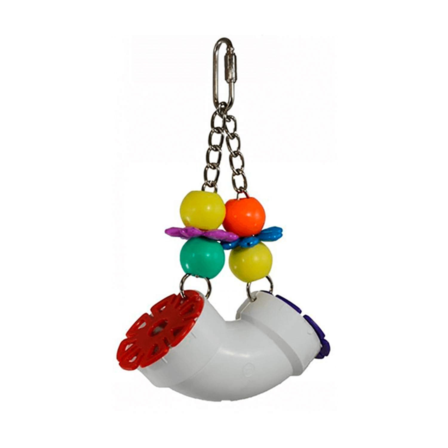 Super Bird Creations SB751 PVC Forager Bird Toy, Medium/Large Bird Size, 3? x 5? x 8?