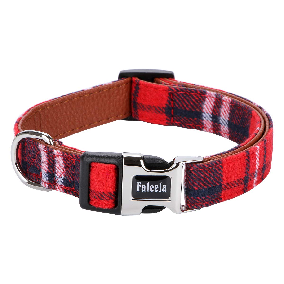 Faleela Soft &Comfy Bowtie Dog Collar,Detachable And Adjustable Bow Tie Collar,For Small Medium Large Pet (L, Red)