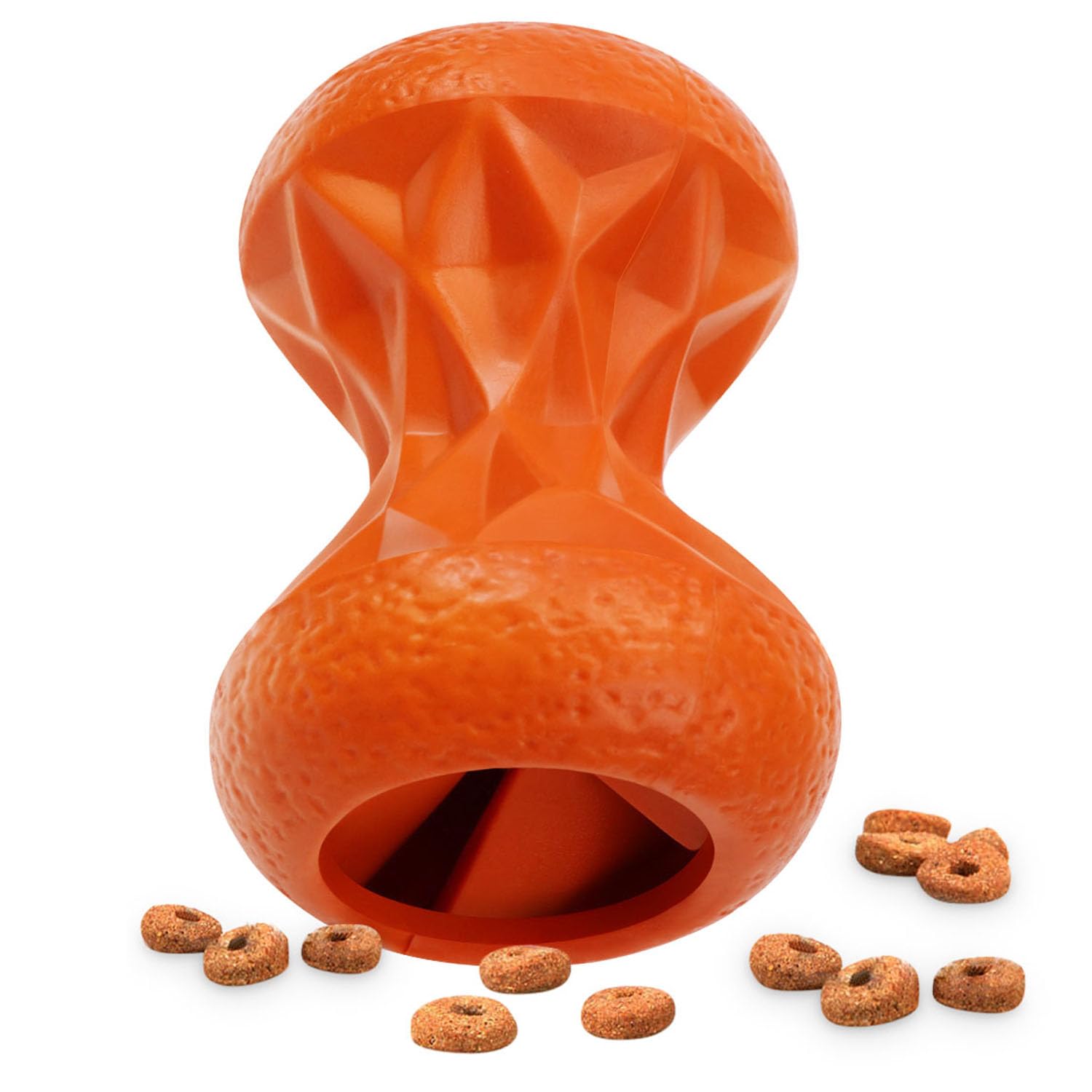 Doudele Rubber Dog Toys Treat Dispensing - Super Tough Treat Toys for Aggressive chewers Small, Medium and Large Dog Toys IQ Tra