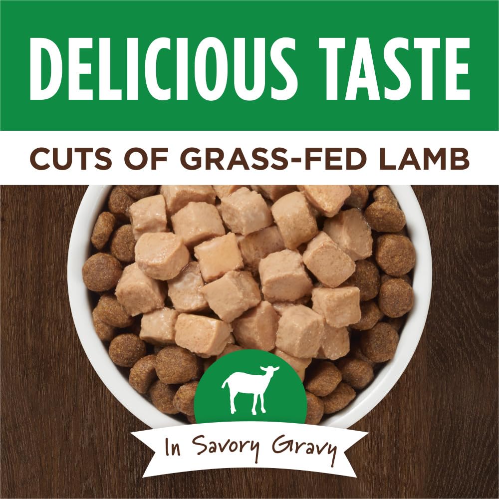 Instinct Healthy Cravings Natural Wet Dog Food Topper, Grain Free Recipe - Real Lamb, 3 oz. Pouches (Pack of 24)