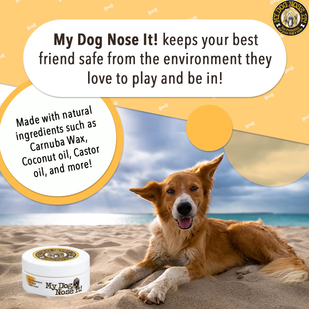 My Dog Nose It Moisturizing Sun Protection Balm For Dogs Noses - Protect Your Dog From Harmful Uva/Uvb Rays (2.75Oz)